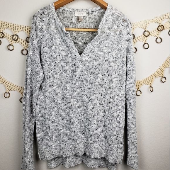 LOFT Sweaters - Loft twist knit oversized tunic sweater Medium